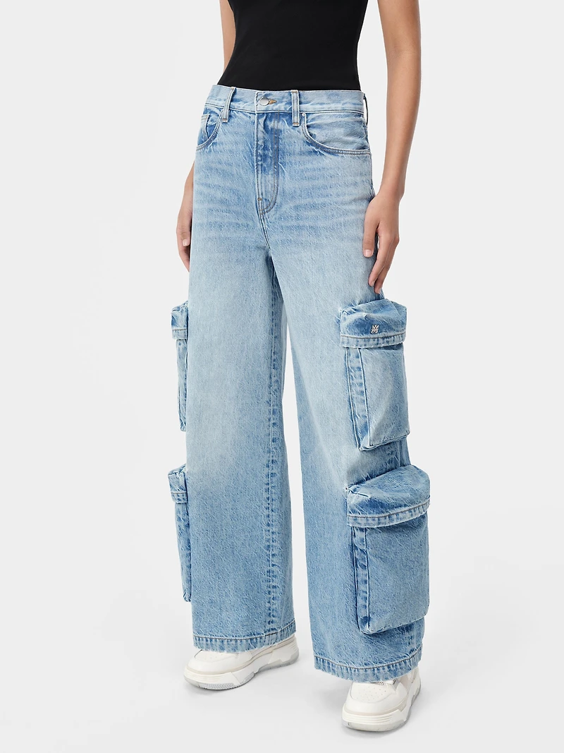 WOMEN - WOMEN'S BAGGY CARGO JEAN ANTIQUE INDIGO