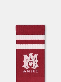 KIDS - KIDS' MA STRIPE SOCKS Varsity Red