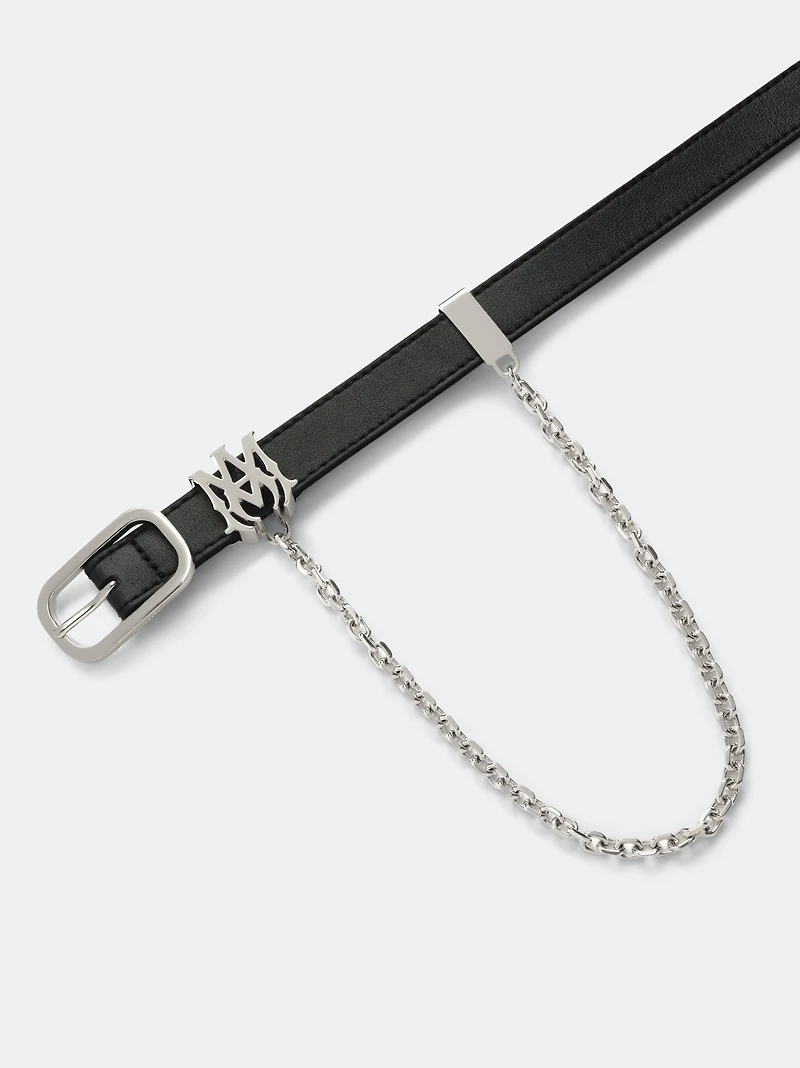 MA 2CM CHAIN BELT - Black Nickel