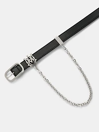 MA 2CM CHAIN BELT - Black Nickel