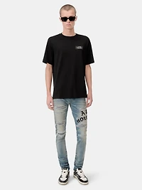AMIRI HOLLYWOOD REPAIRED JEAN - Honeycomb Indigo