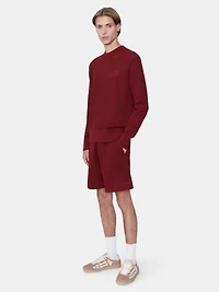 AMIRI CROCHET MESH SHORT - WINE