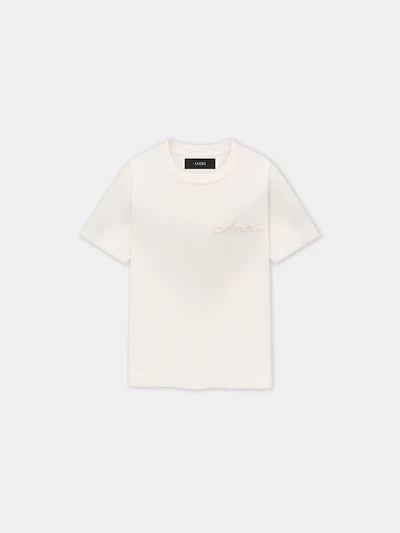 WOMEN - WOMEN'S BLEACH BANDANA PATCH TEE Alabaster