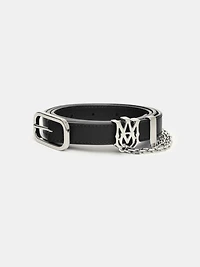 MA 2CM CHAIN BELT - Black Nickel