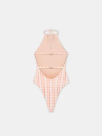 WOMEN - WOMEN'S MA QUAD HALTER NECK ONE PIECE Malibu Peach