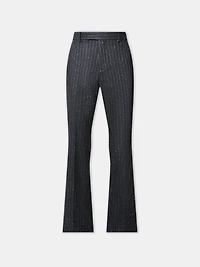 WOMEN - WOMEN'S SEQUIN PINSTRIPE KICK FLARE Dark Grey