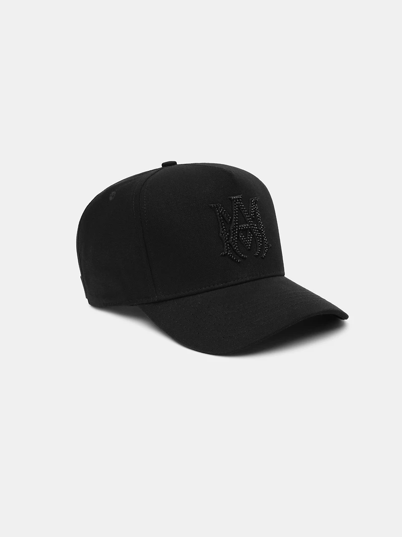 MA CRYSTAL CANVAS HAT - Black Black