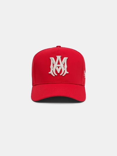 MA STAGGERED AMIRI FULL CANVAS HAT - Red