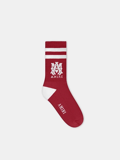 KIDS - KIDS' MA STRIPE SOCKS Varsity Red