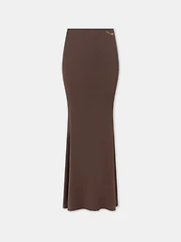 WOMEN - WOMEN'S MAXI SKIRT Walnut Brown