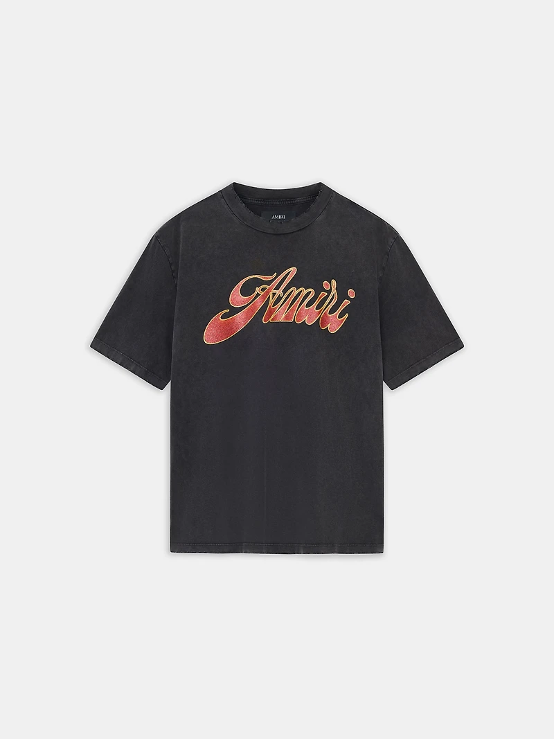 AMIRI GROOVY TEE - BLACK