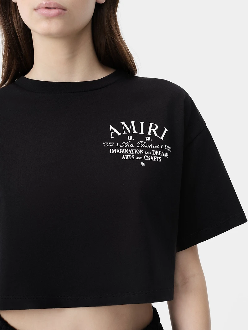 WOMEN - WOMEN'S ARTS DISTRICT CROPPED TEE Black