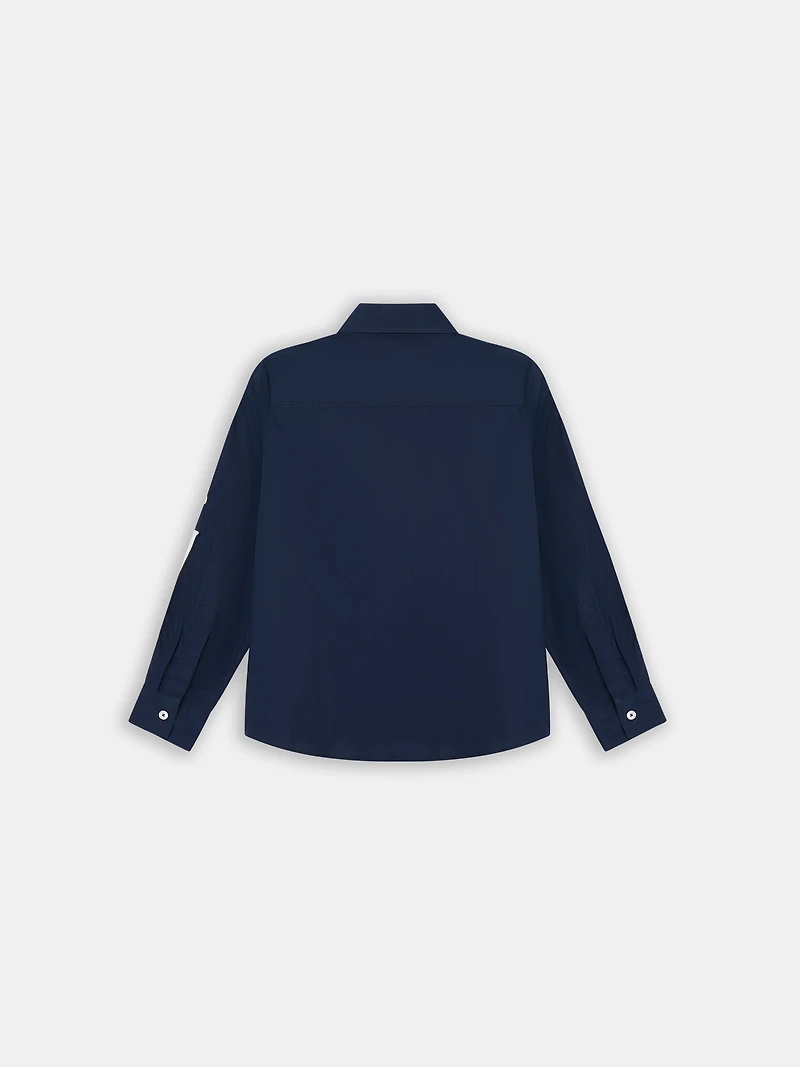 KIDS - KIDS' BONES SHIRT Dark Indigo