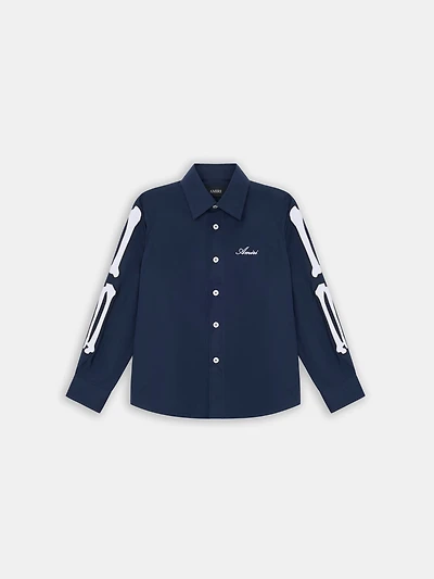 KIDS - KIDS' BONES SHIRT Dark Indigo