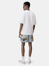 STATION PATCH SWIM TRUNK - Ashley Blue