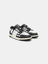 KIDS - KIDS' SKEL-TOP LOW BLACK WHITE