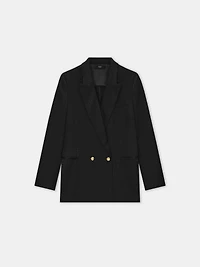 WOMEN - WOMEN'S MA QUAD OVERSIZED BLAZER Black