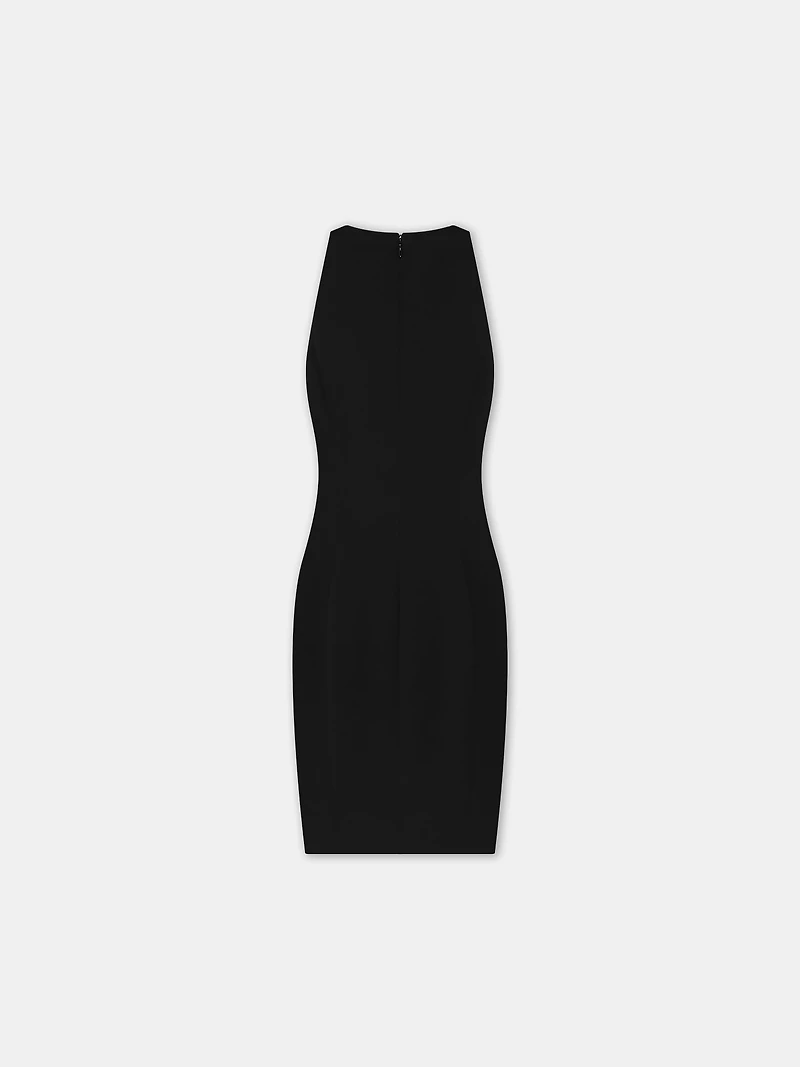 WOMEN - WOMEN'S SLIT MINI DRESS Black