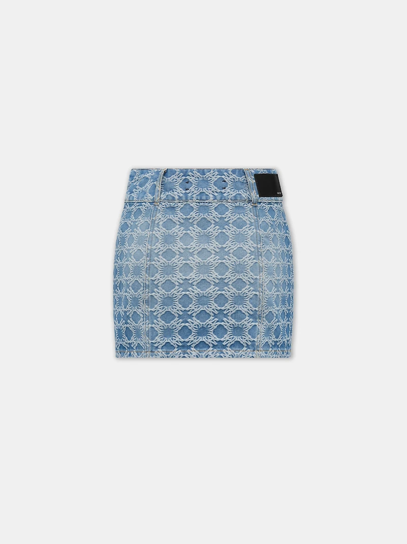 WOMEN - WOMEN'S MA QUAD JACQUARD MINI SKIRT Stone Indigo