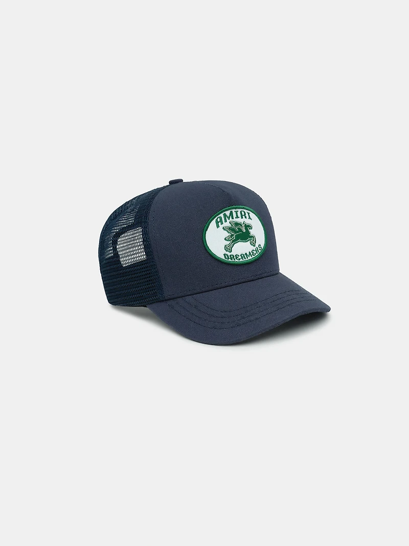 KIDS - KIDS' AMIRI DREAMERS PATCH TRUCKER HAT - Midnight Blue