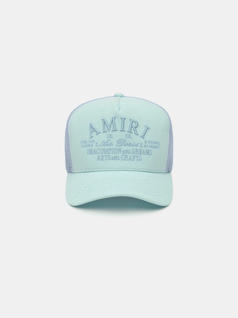 ARTS DISTRICT TRUCKER HAT - Ice Blue