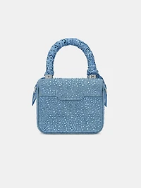 WOMEN - WOMEN'S CRYSTAL DENIM MICRO MA BAG - True Blue