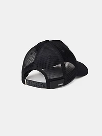 CRYSTAL 3 STAR TRUCKER HAT - Black Black
