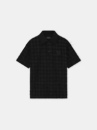 MA QUAD TOWELING POLO - Black
