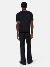 MA QUAD ZIP POLO - BLACK