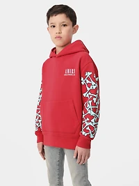 KIDS - KIDS' BONES HOODIE Red