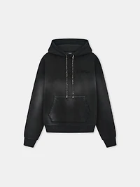 BLEACH BANDANA OVERSIZED HOODIE - Black