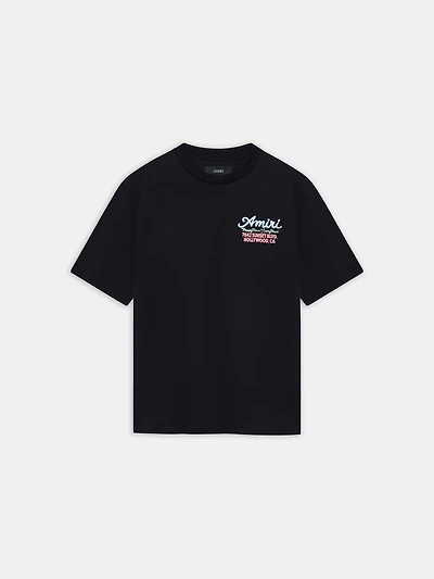 AMIRI NEON LIGHTS OVERSIZED TEE - BLACK