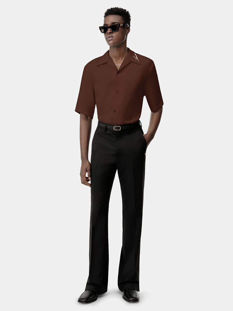 AMIRI CAMP SHIRT - Chocolate