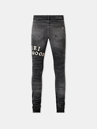 AMIRI HOLLYWOOD REPAIRED JEAN - Faded Black