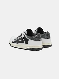 WOMEN - WOMEN'S CRYSTAL SATIN SKEL TOP LOW Black