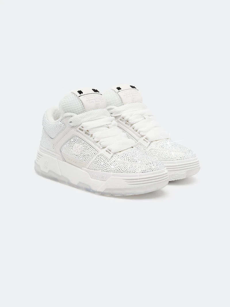 WOMEN - WOMEN'S CRYSTAL MA-1 White