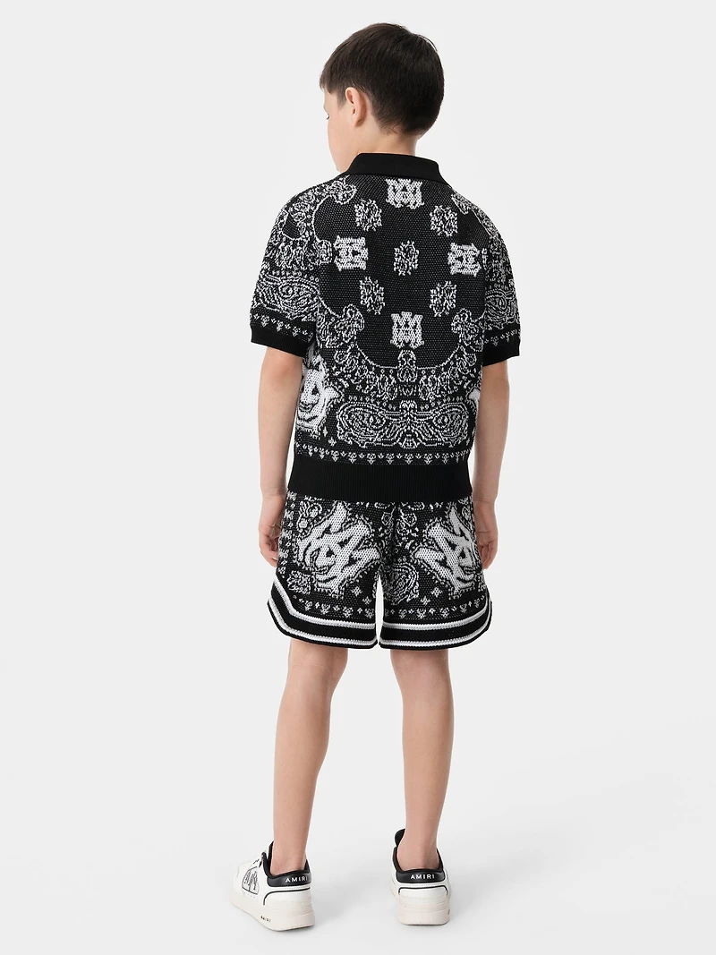 KIDS - KIDS' BANDANA SHORT Black