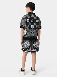 KIDS - KIDS' BANDANA SHORT Black