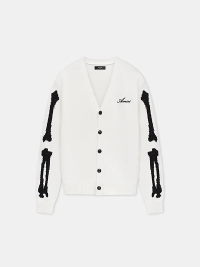 BONES CARDIGAN - White