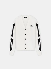 BONES CARDIGAN - White