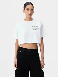 WOMEN - WOMEN'S ARTS DISTRICT CROPPED TEE White