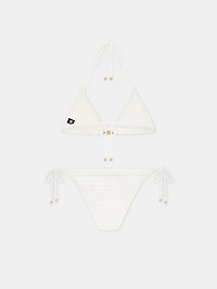 WOMEN - WOMEN'S CROCHET BIKINI Ivory