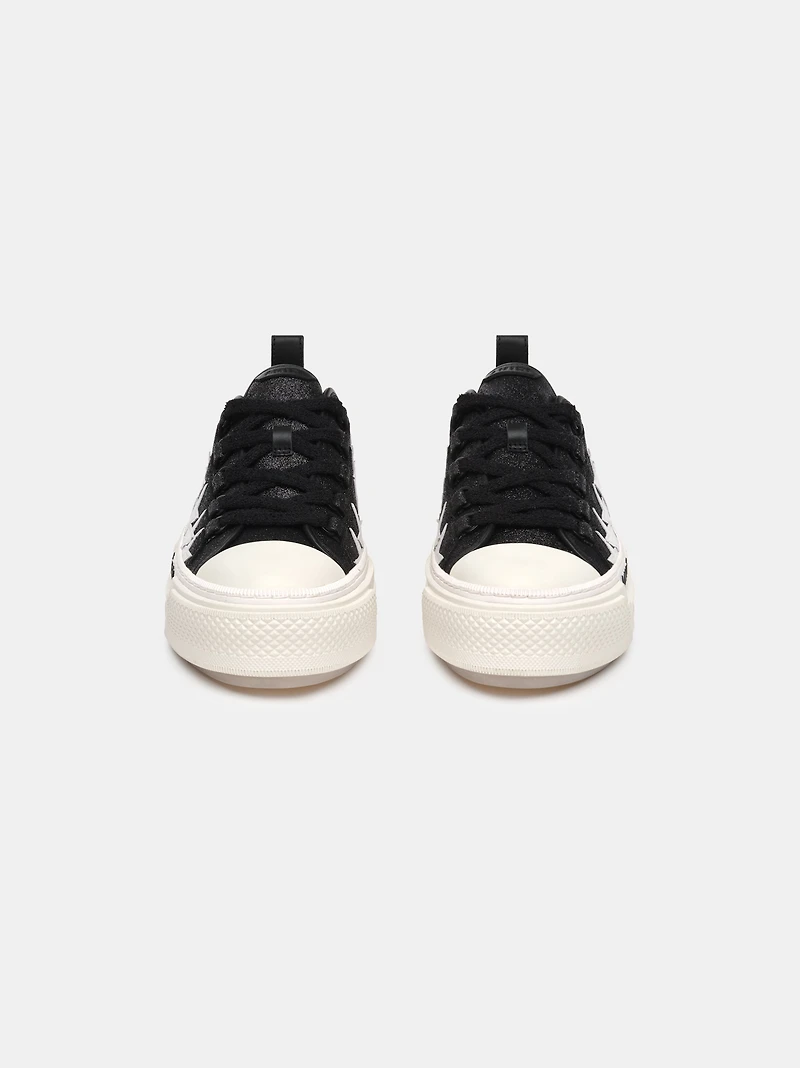 WOMEN - WOMEN'S GLITTER STARS COURT LOW Black