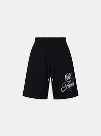 CLUB AMIRI CROCHET SHORT - BLACK