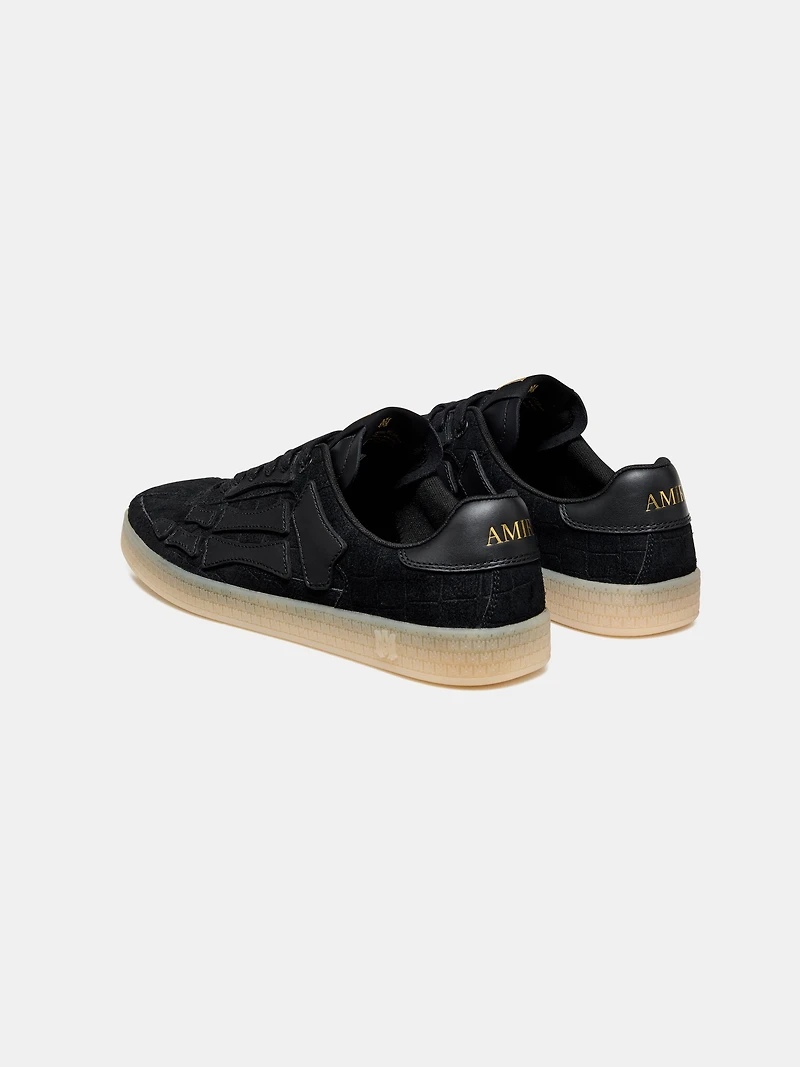 CROC DEBOSSED PACIFIC BONES - BLACK