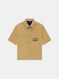 AMIRI ARTS DISTRICT CAMP SHIRT - SEPIA TINT