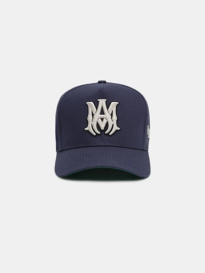 MA STAGGERED AMIRI FULL CANVAS HAT - Navy Off White
