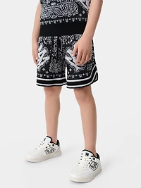KIDS - KIDS' BANDANA SHORT Black