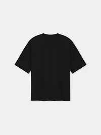 OVERSIZED SKATER TEE - BLACK