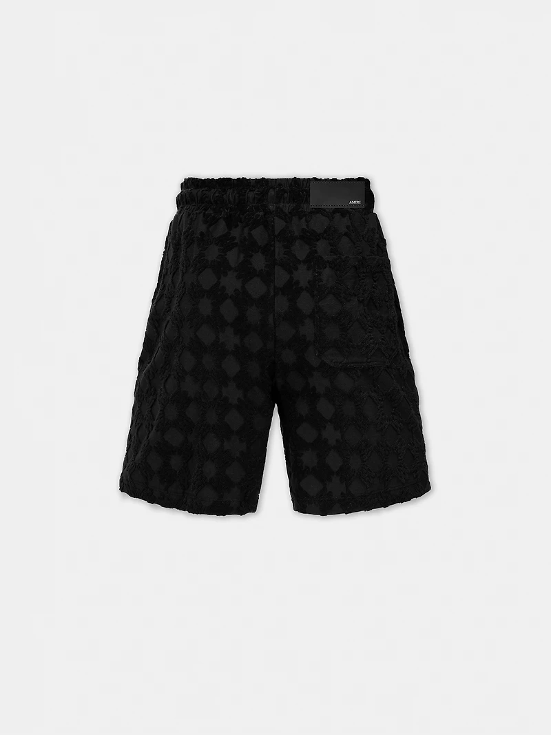 MA QUAD TOWELING SHORT - Black